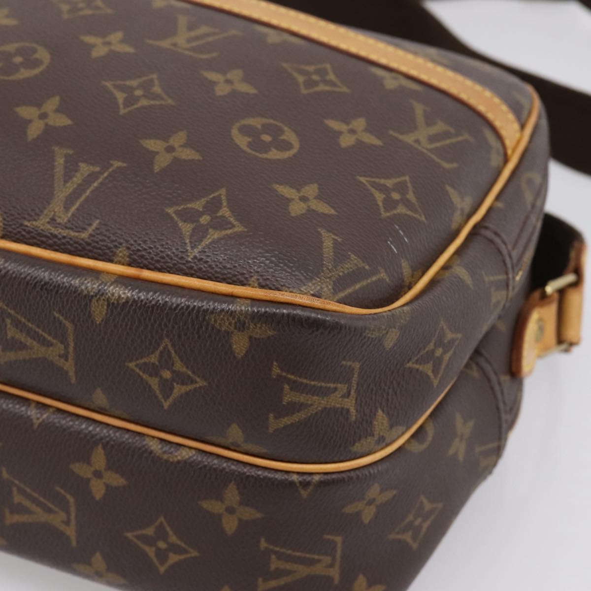 LOUIS VUITTON Monogram Reporter PM Shoulder Bag M45254 LV Auth ka6202A