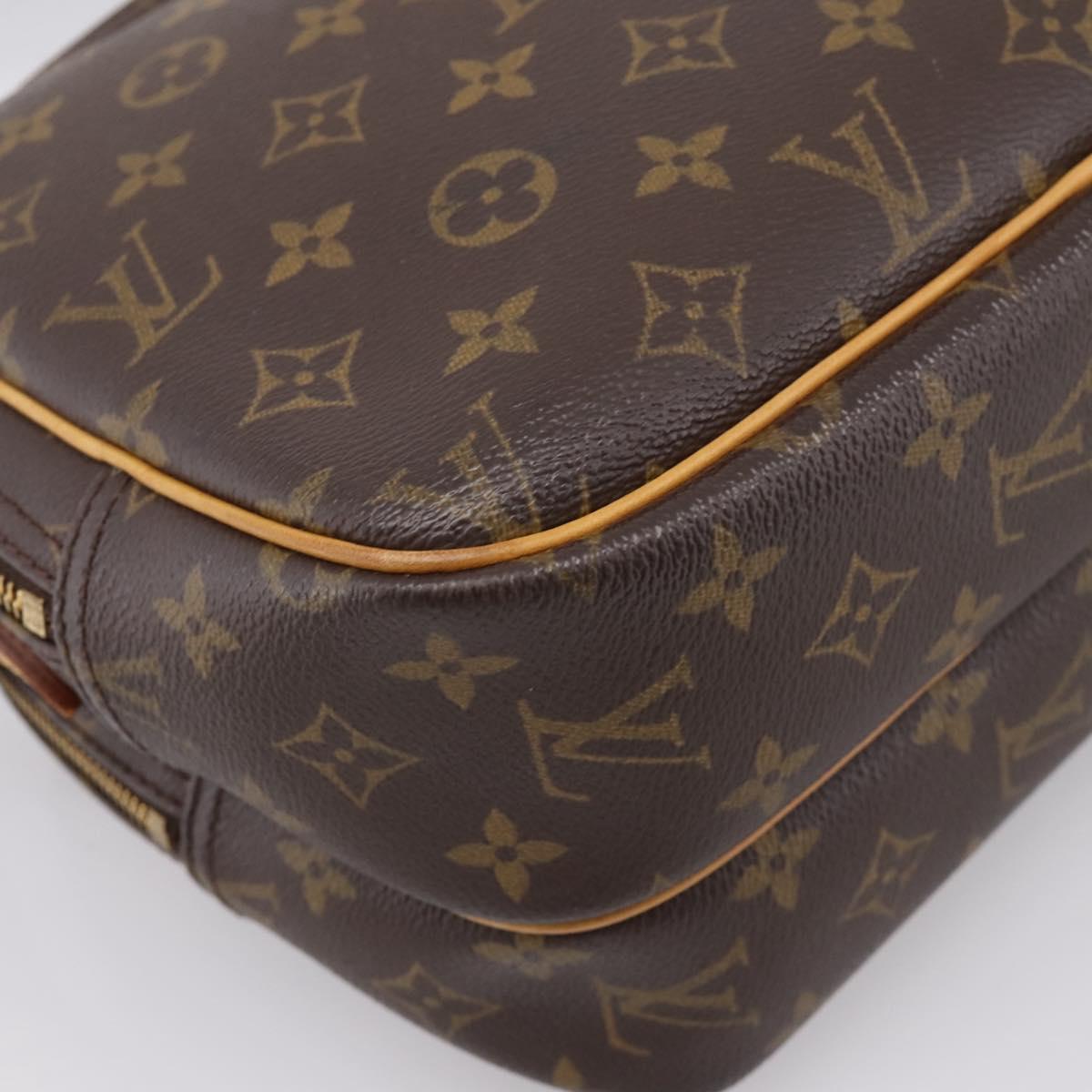 LOUIS VUITTON Monogram Reporter PM Shoulder Bag M45254 LV Auth ka6202A