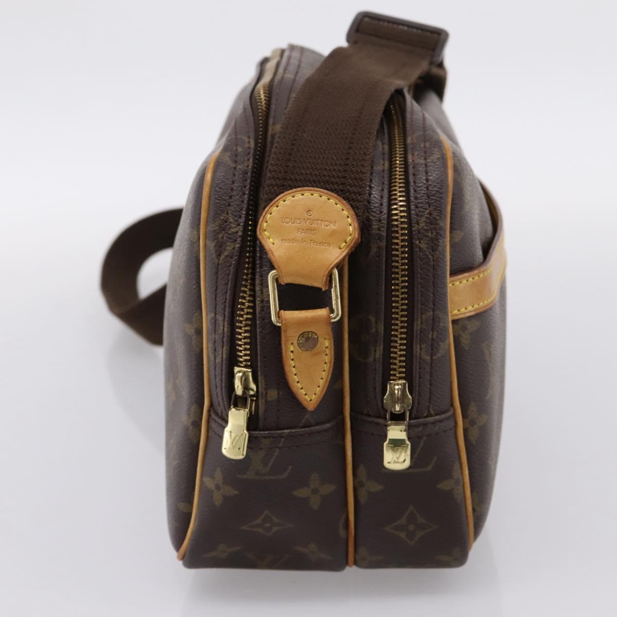 LOUIS VUITTON Monogram Reporter PM Shoulder Bag M45254 LV Auth ka6202A