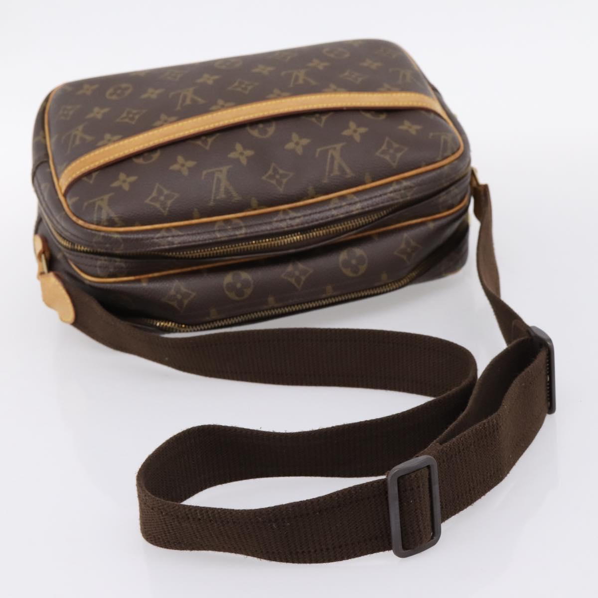 LOUIS VUITTON Monogram Reporter PM Shoulder Bag M45254 LV Auth ka6202A