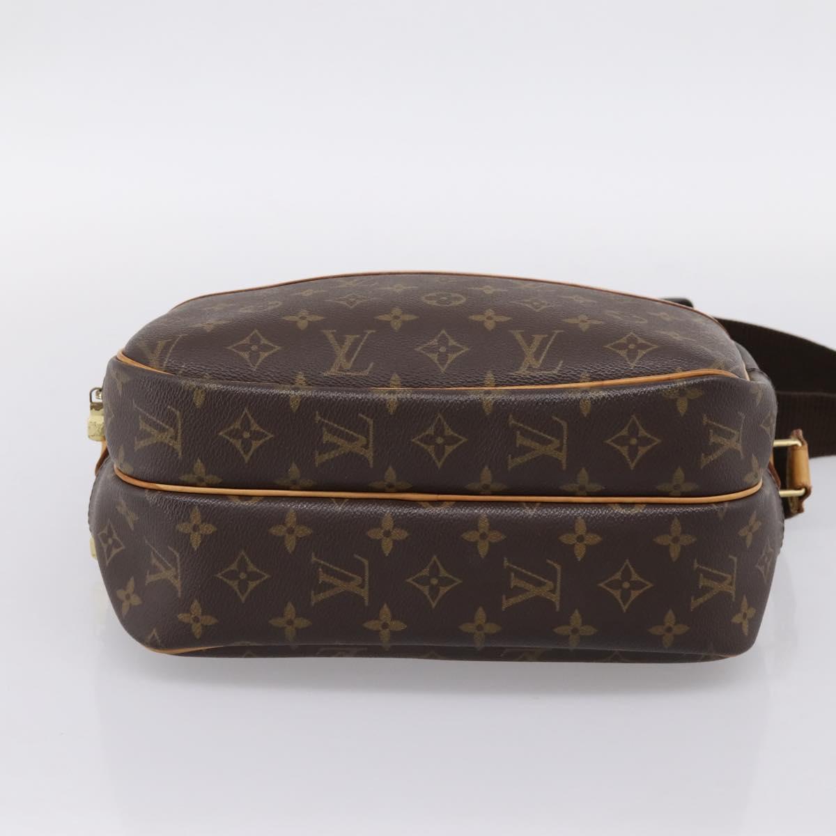 LOUIS VUITTON Monogram Reporter PM Shoulder Bag M45254 LV Auth ka6202A
