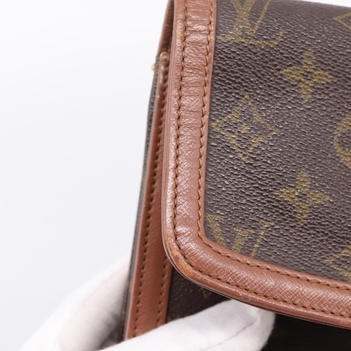 LOUIS VUITTON Monogram Pochette Dam GM Clutch Bag M51810 LV Auth ka6205