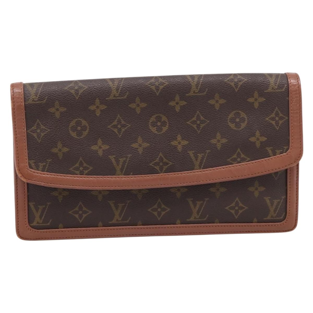 LOUIS VUITTON Monogram Pochette Dam GM Clutch Bag M51810 LV Auth ka6205