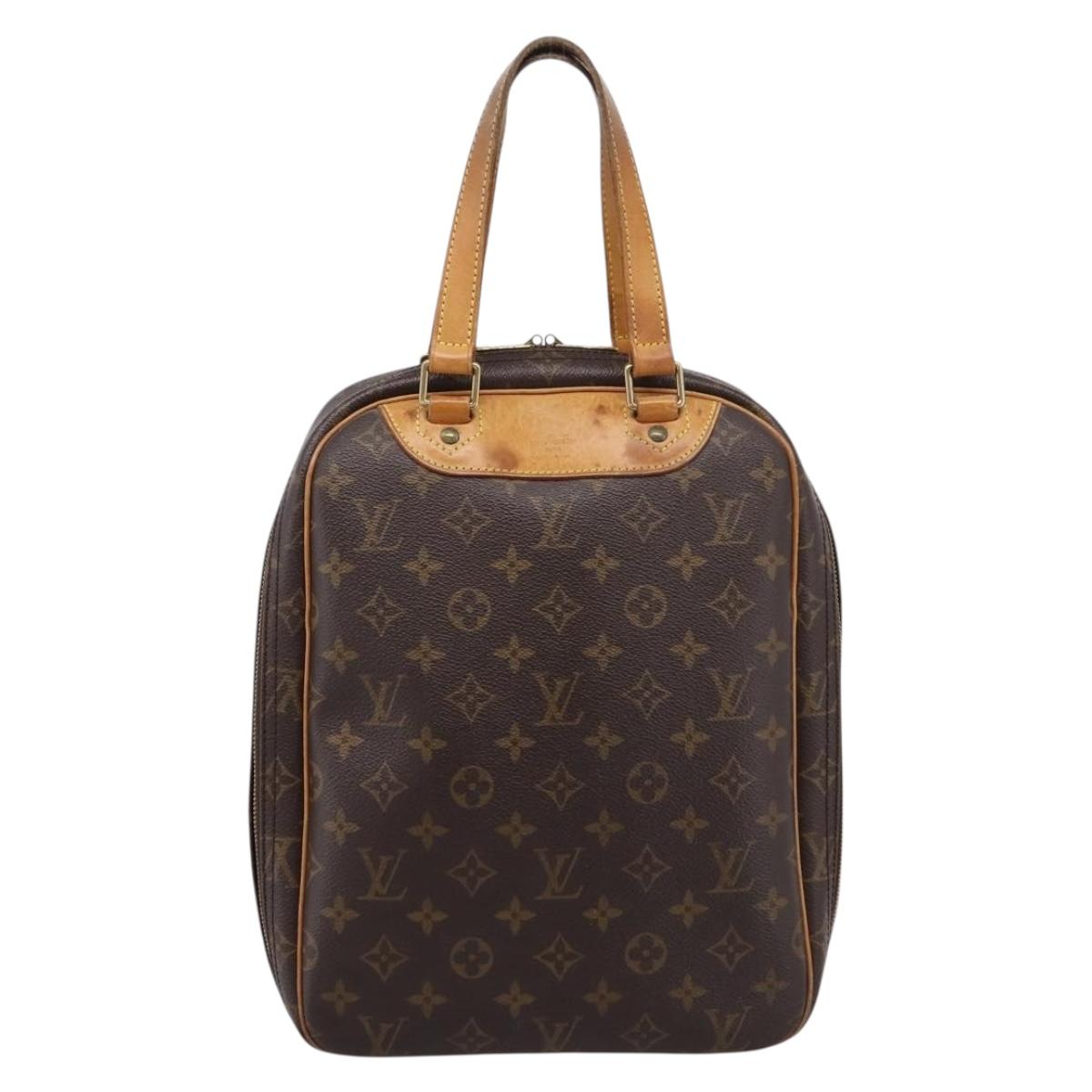LOUIS VUITTON Monogram Excursion Hand Bag M41450 LV Auth ka6225