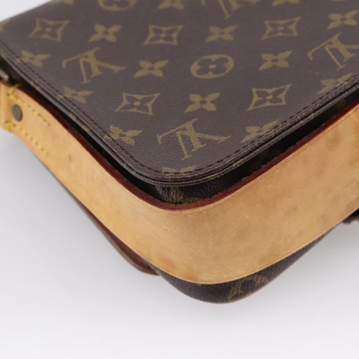 LOUIS VUITTON Monogram Cartouchiere MM Shoulder Bag M51253 LV Auth ka6228