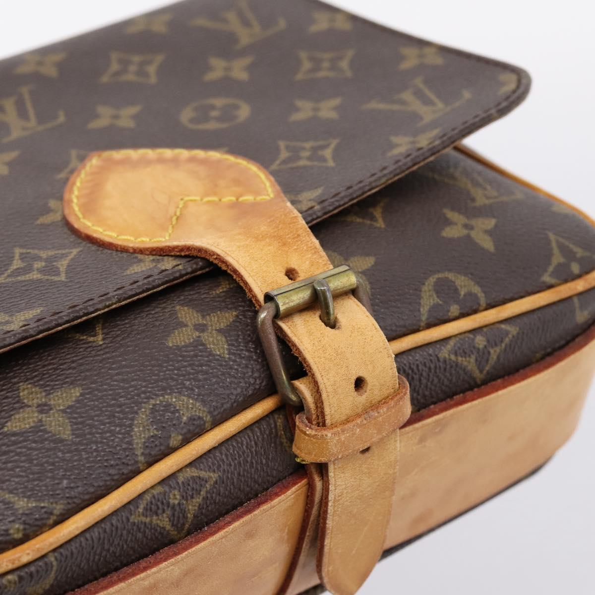 LOUIS VUITTON Monogram Cartouchiere MM Shoulder Bag M51253 LV Auth ka6228
