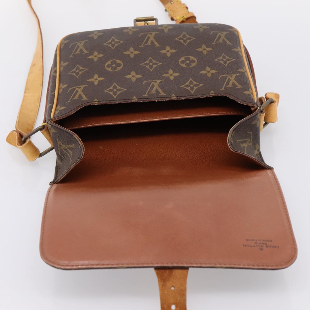 LOUIS VUITTON Monogram Cartouchiere MM Shoulder Bag M51253 LV Auth ka6228