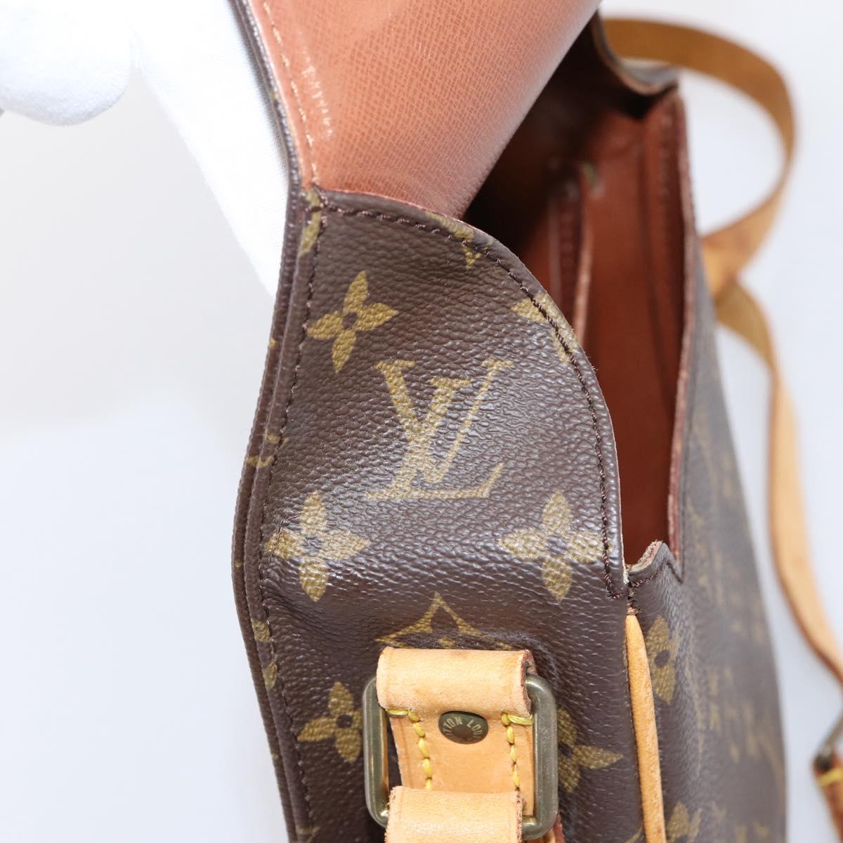 LOUIS VUITTON Monogram Cartouchiere MM Shoulder Bag M51253 LV Auth ka6228