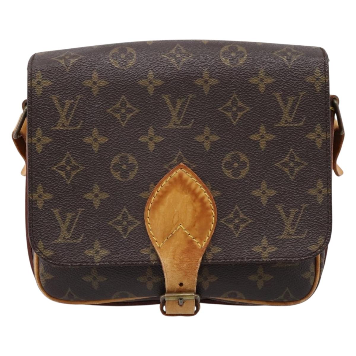 LOUIS VUITTON Monogram Cartouchiere MM Shoulder Bag M51253 LV Auth ka6228