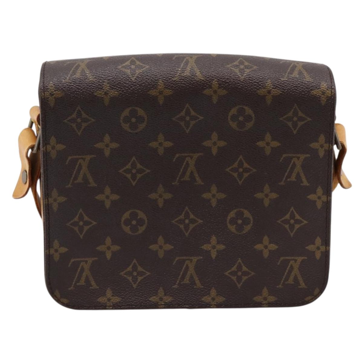 LOUIS VUITTON Monogram Cartouchiere MM Shoulder Bag M51253 LV Auth ka6228