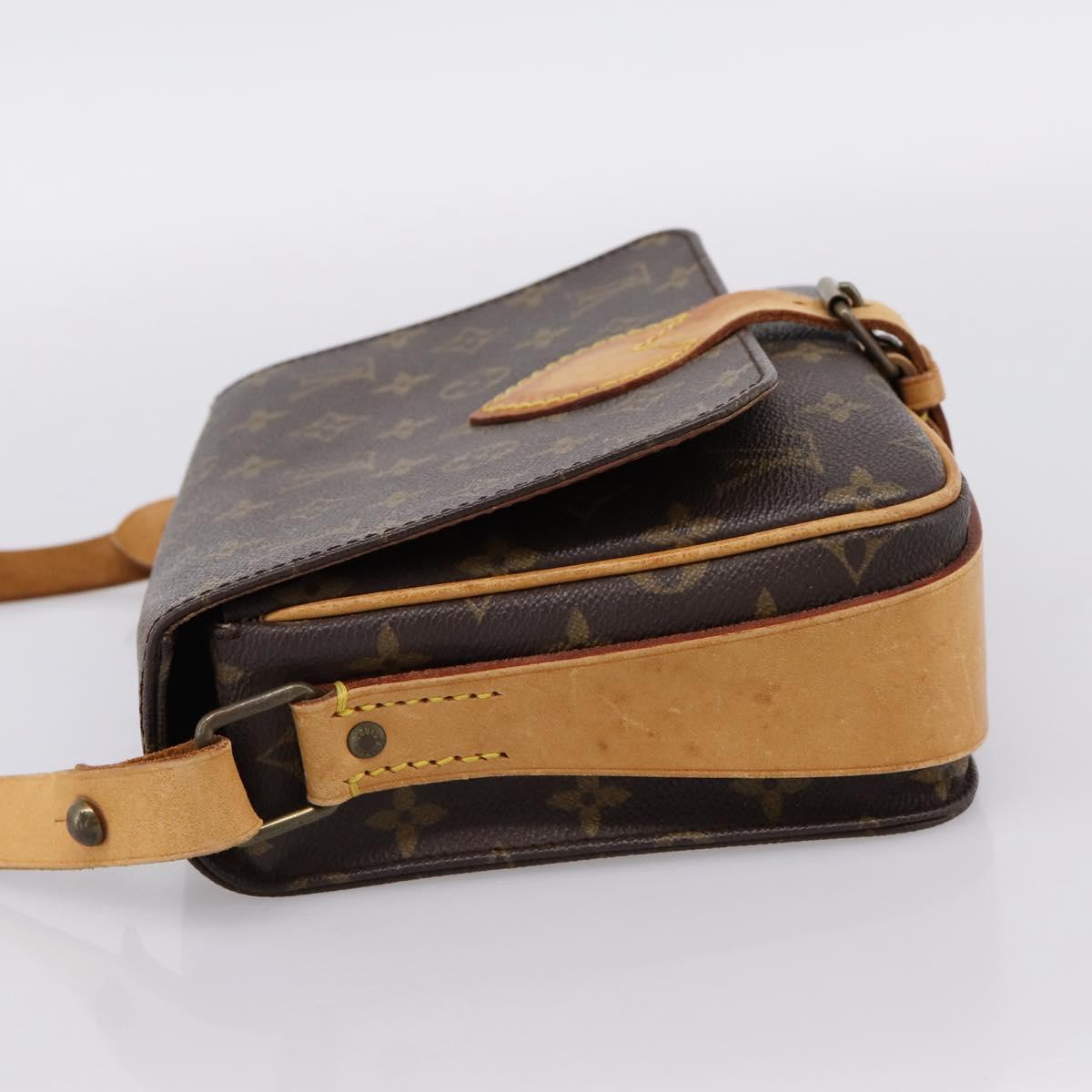 LOUIS VUITTON Monogram Cartouchiere MM Shoulder Bag M51253 LV Auth ka6228