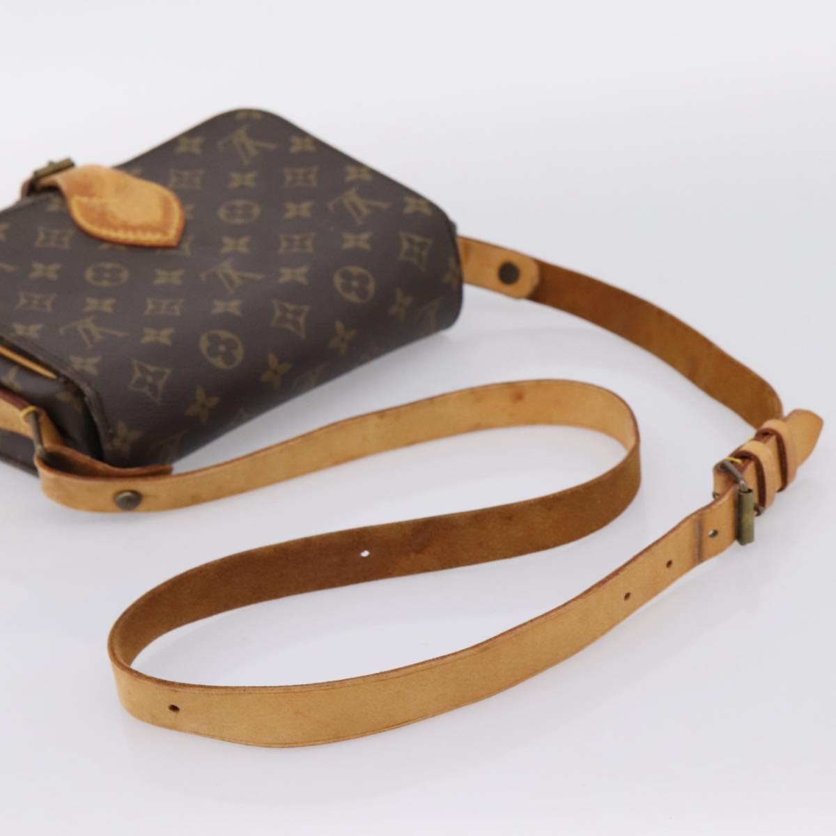 LOUIS VUITTON Monogram Cartouchiere MM Shoulder Bag M51253 LV Auth ka6228