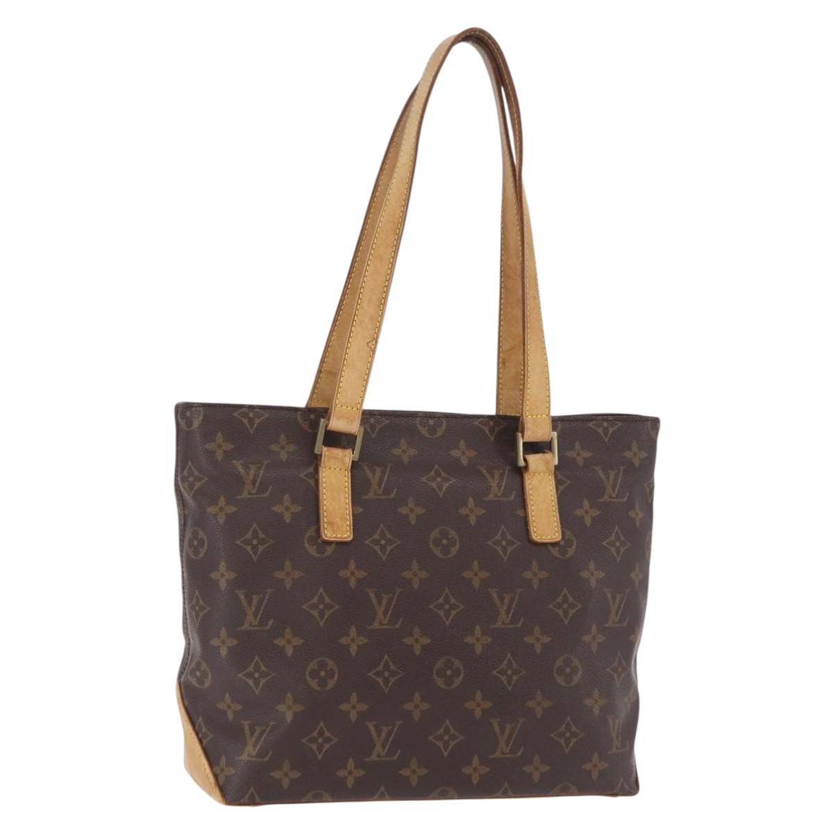 LOUIS VUITTON Monogram Cabas Piano Tote Bag M51148 LV Auth ka6231
