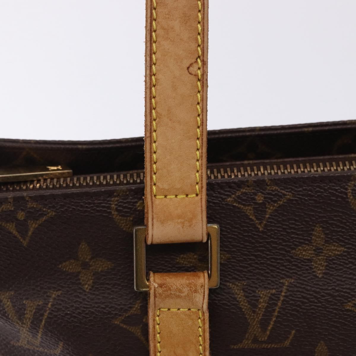 LOUIS VUITTON Monogram Cabas Piano Tote Bag M51148 LV Auth ka6231