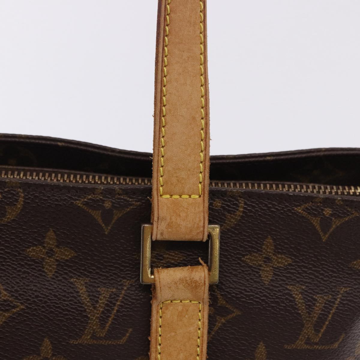 LOUIS VUITTON Monogram Cabas Piano Tote Bag M51148 LV Auth ka6231
