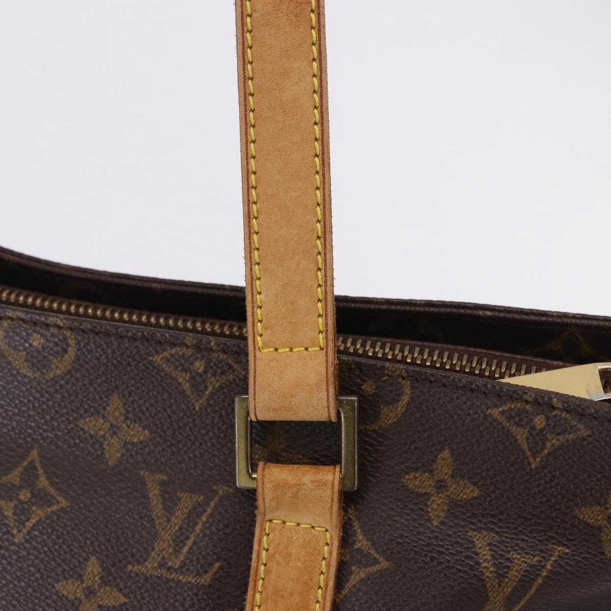 LOUIS VUITTON Monogram Cabas Piano Tote Bag M51148 LV Auth ka6231
