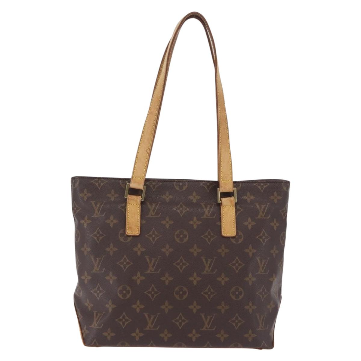 LOUIS VUITTON Monogram Cabas Piano Tote Bag M51148 LV Auth ka6231