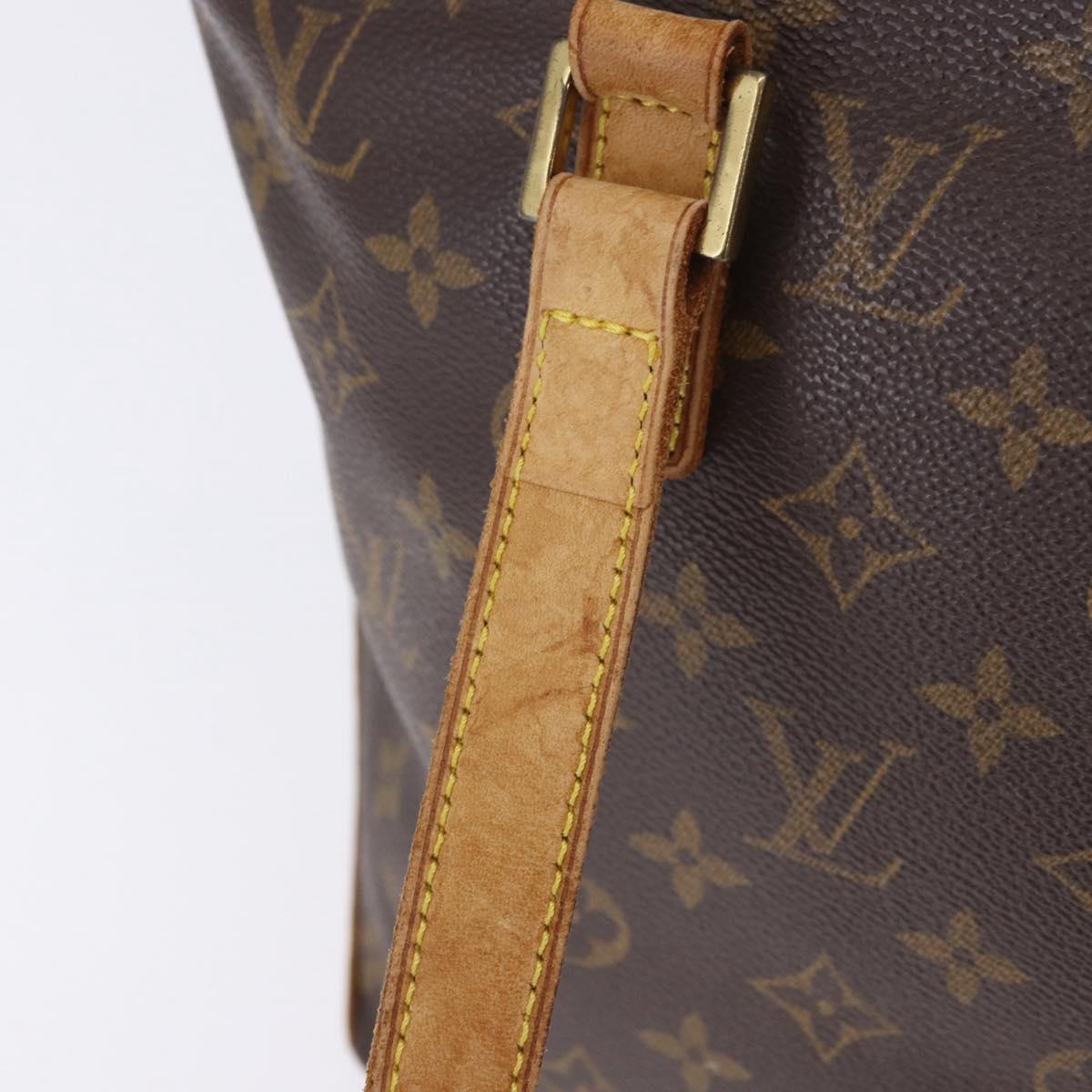 LOUIS VUITTON Monogram Cabas Piano Tote Bag M51148 LV Auth ka6231