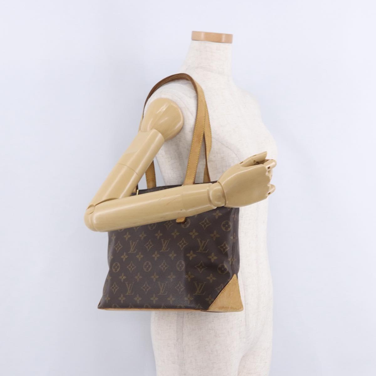 LOUIS VUITTON Monogram Cabas Piano Tote Bag M51148 LV Auth ka6231