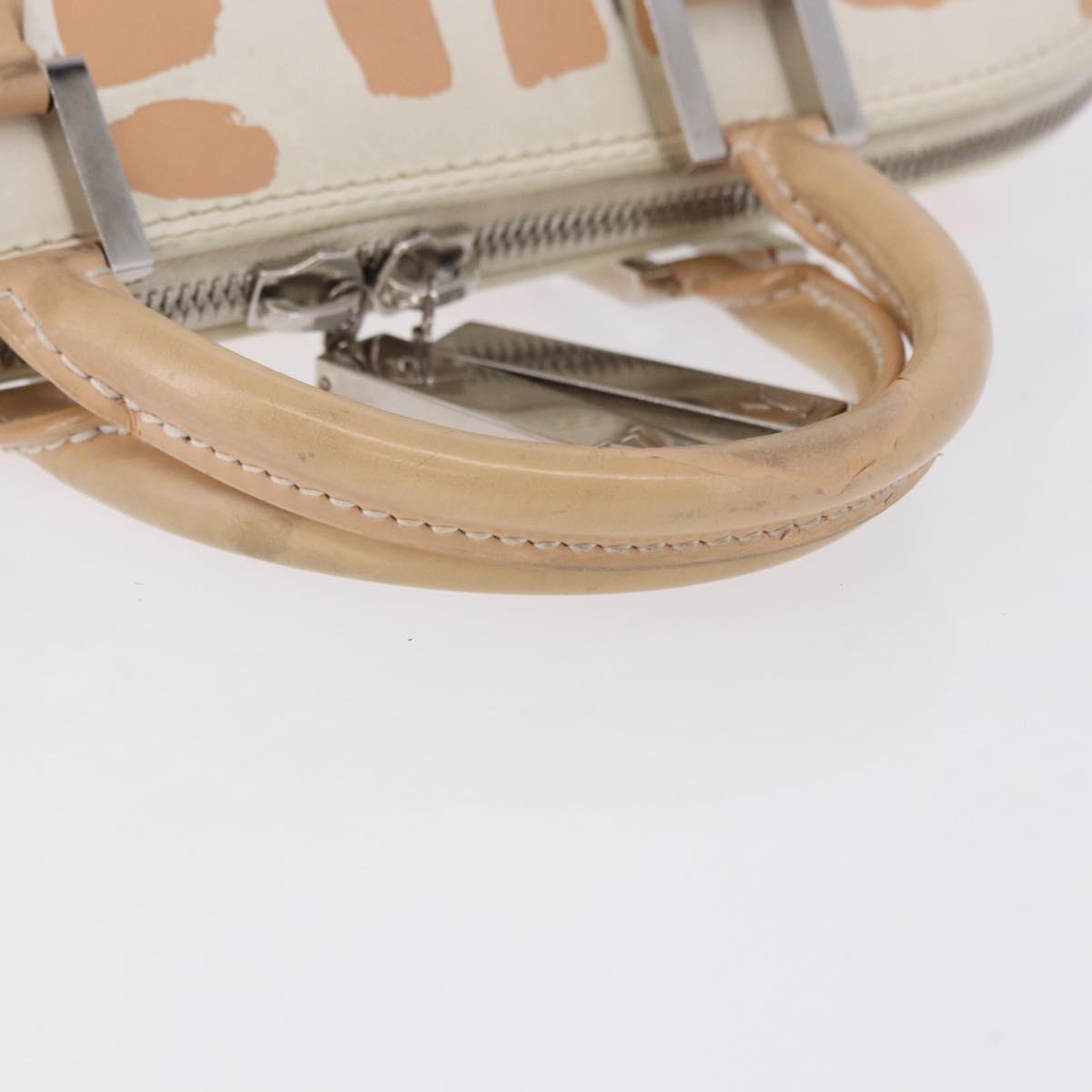 LOUIS VUITTON Monogram Graffiti Arma Horizontal White Orange M92176 Auth ka6234A