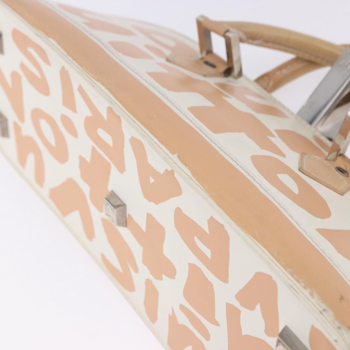 LOUIS VUITTON Monogram Graffiti Arma Horizontal White Orange M92176 Auth ka6234A