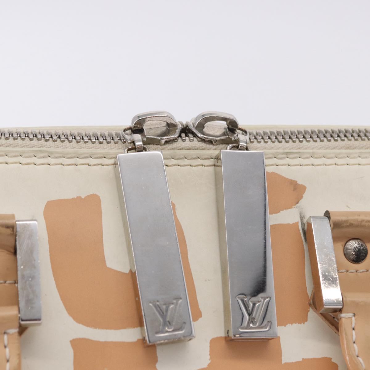 LOUIS VUITTON Monogram Graffiti Arma Horizontal White Orange M92176 Auth ka6234A