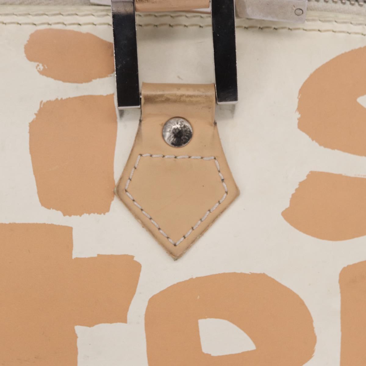 LOUIS VUITTON Monogram Graffiti Arma Horizontal White Orange M92176 Auth ka6234A