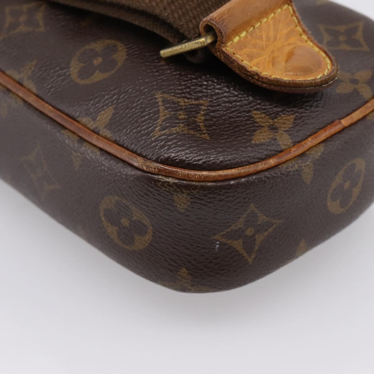 LOUIS VUITTON Monogram Pochette Gange Shoulder Bag M51870 LV Auth ka6235