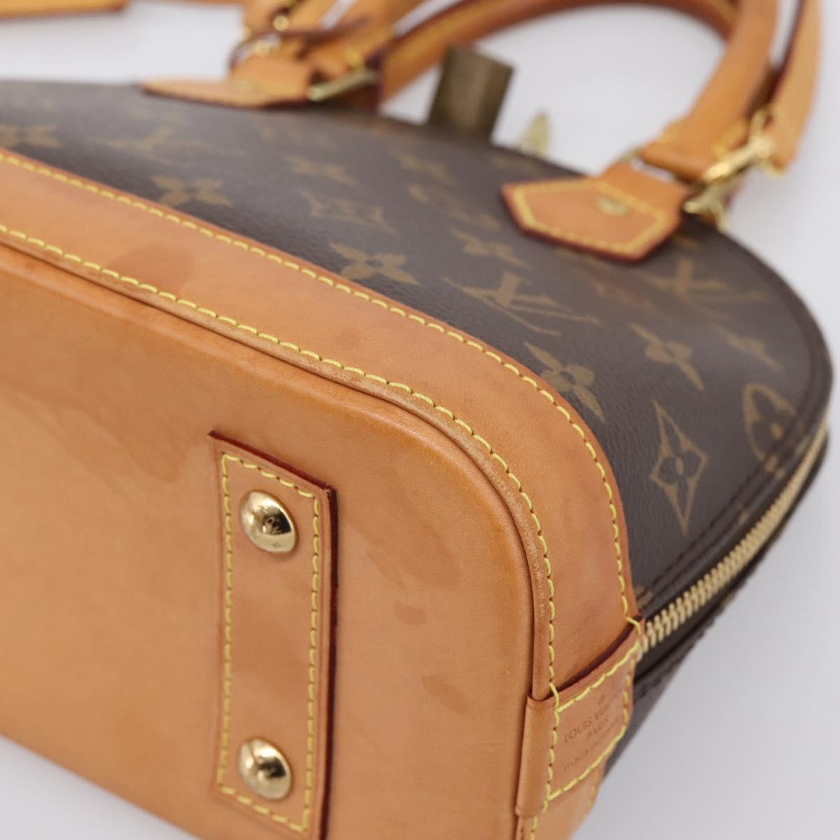 LOUIS VUITTON Monogram Alma BB Hand Bag M53152 LV Auth ka6242V