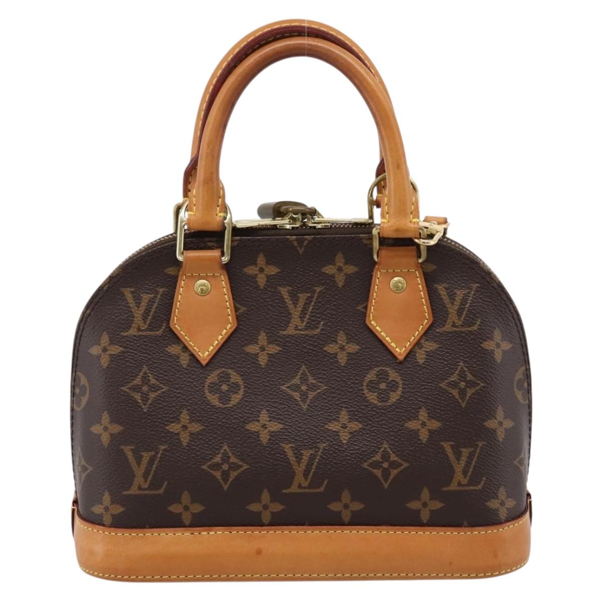 LOUIS VUITTON Monogram Alma BB Hand Bag M53152 LV Auth ka6242V