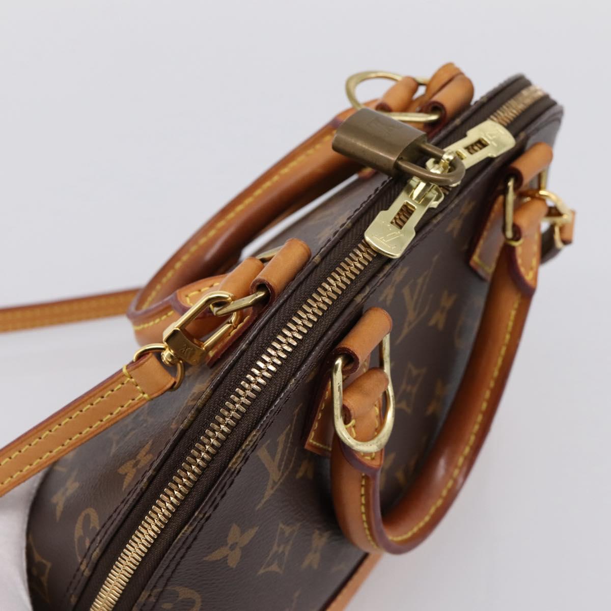 LOUIS VUITTON Monogram Alma BB Hand Bag M53152 LV Auth ka6242V