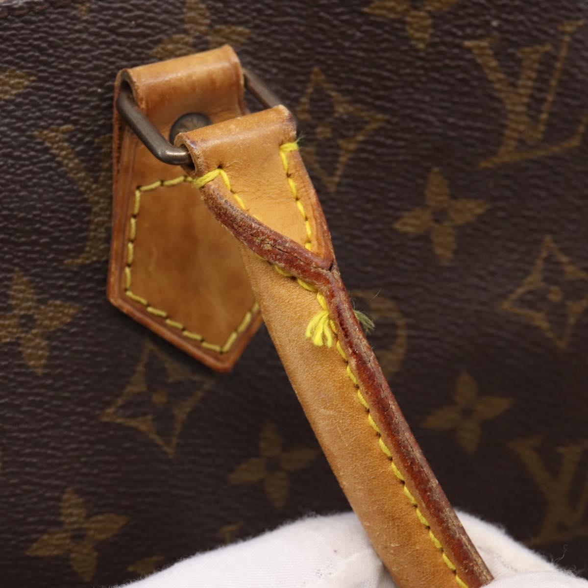 LOUIS VUITTON Monogram Sac Plat Hand Bag M51140 LV Auth ka6247