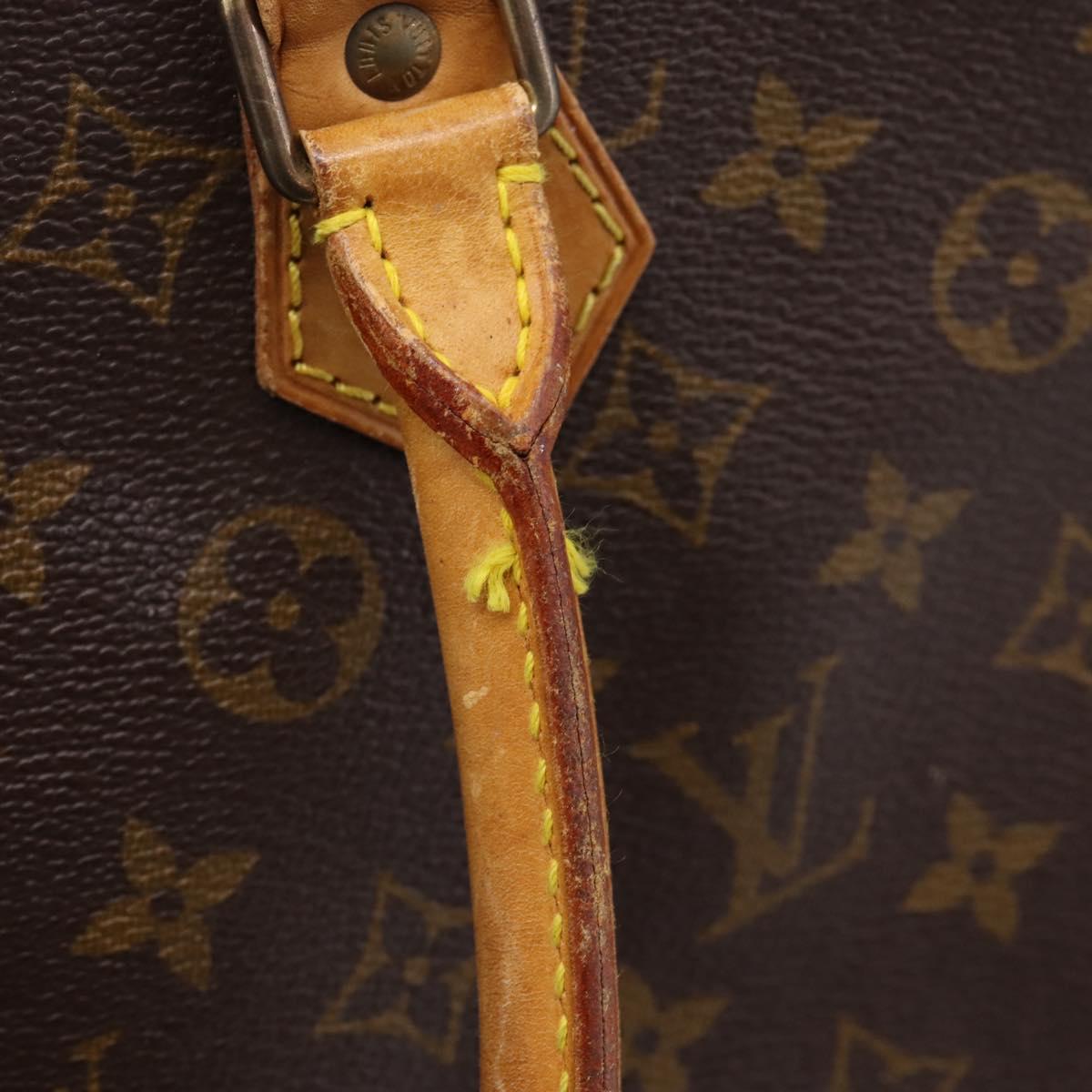 LOUIS VUITTON Monogram Sac Plat Hand Bag M51140 LV Auth ka6247