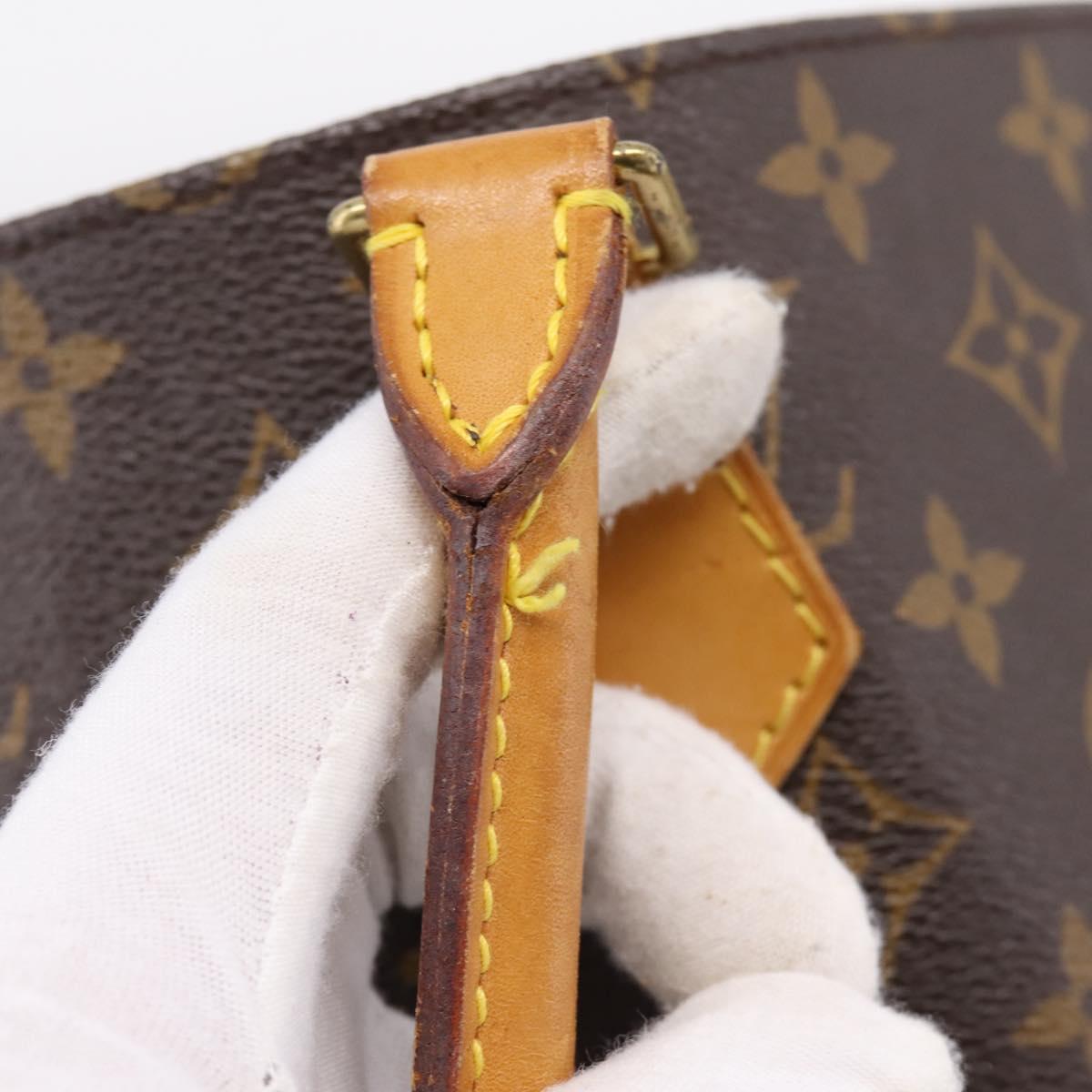 LOUIS VUITTON Monogram Sac Plat Hand Bag M51140 LV Auth ka6248
