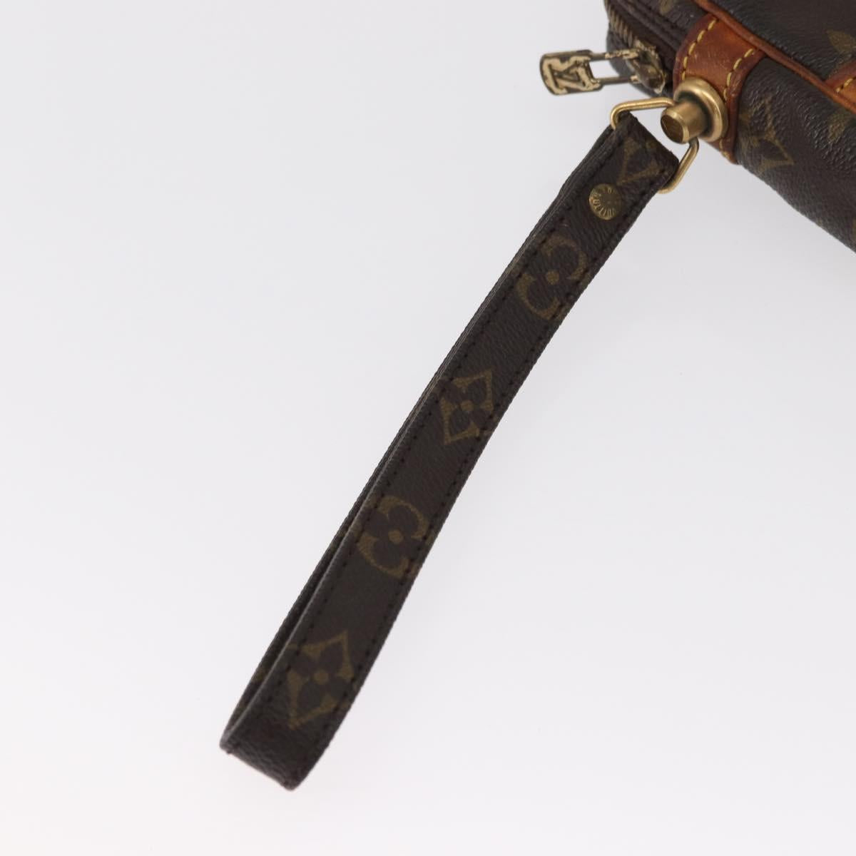 LOUIS VUITTON Monogram Marly Dragonne PM Clutch Bag M51827 LV Auth ka625