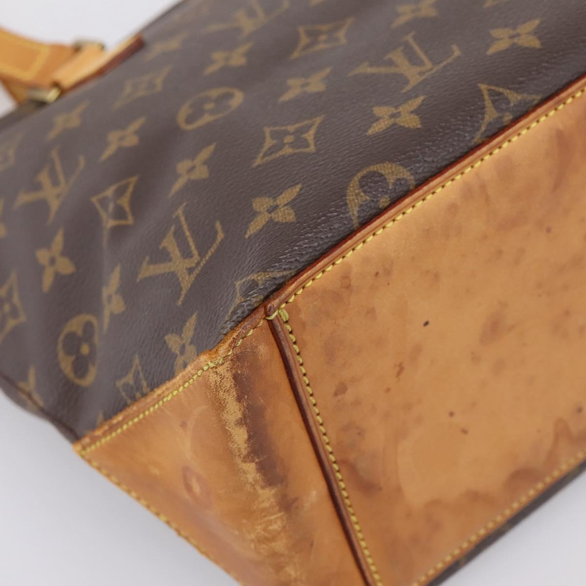 LOUIS VUITTON Monogram Cabas Piano Tote Bag M51148 LV Auth ka6250