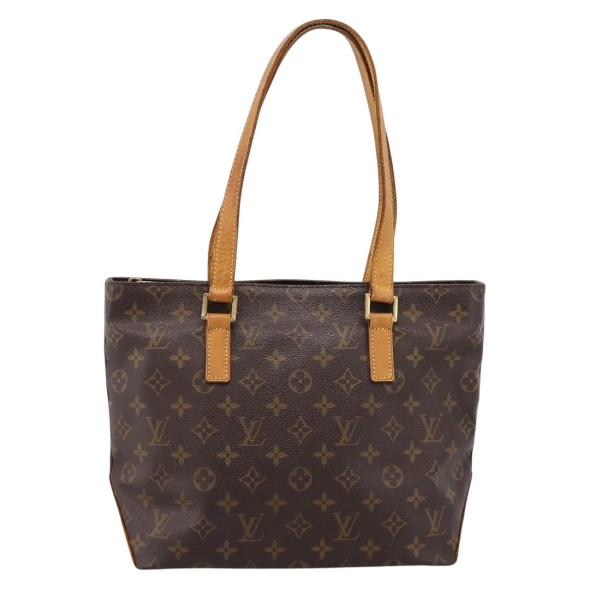 LOUIS VUITTON Monogram Cabas Piano Tote Bag M51148 LV Auth ka6250