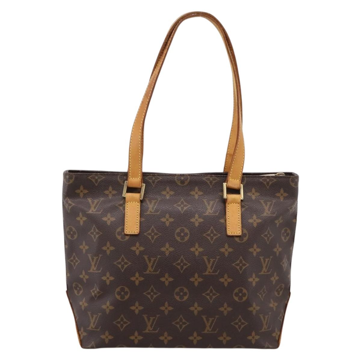 LOUIS VUITTON Monogram Cabas Piano Tote Bag M51148 LV Auth ka6250