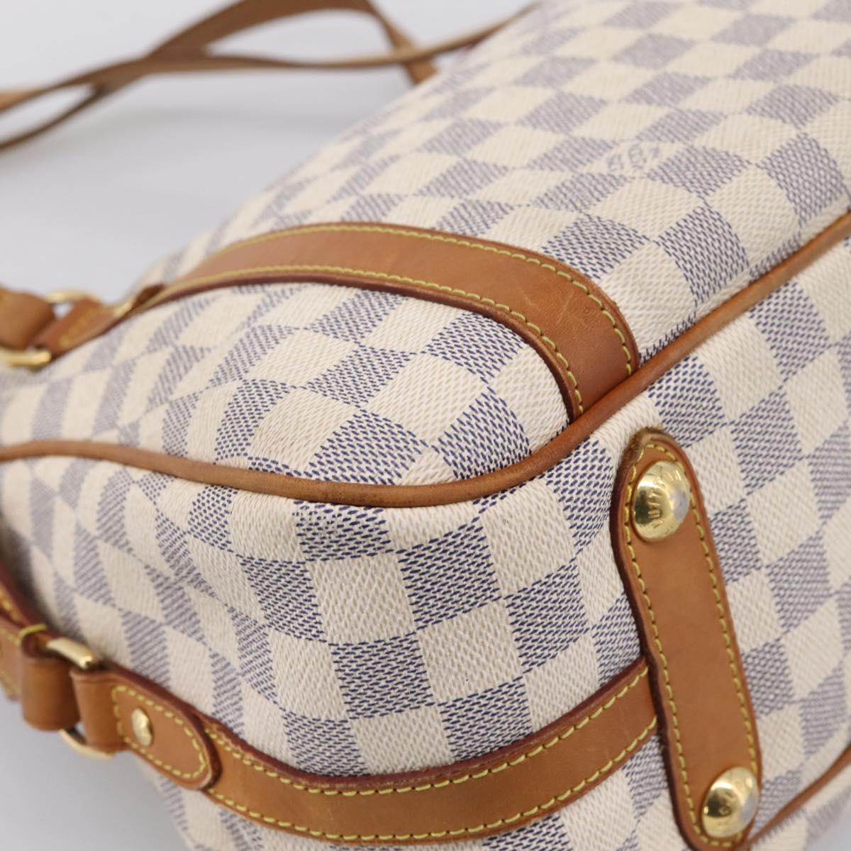 LOUIS VUITTON Damier Azur Stresa PM Tote Bag M51188 LV Auth ka6251A