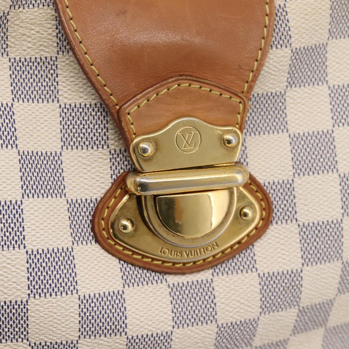 LOUIS VUITTON Damier Azur Stresa PM Tote Bag M51188 LV Auth ka6251A