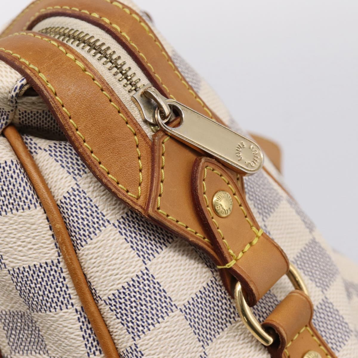 LOUIS VUITTON Damier Azur Stresa PM Tote Bag M51188 LV Auth ka6251A