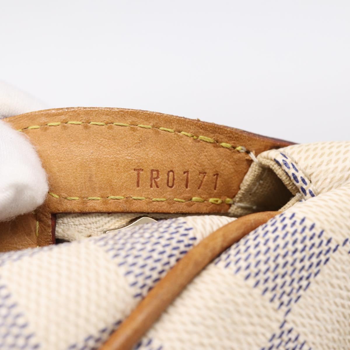 LOUIS VUITTON Damier Azur Stresa PM Tote Bag M51188 LV Auth ka6251A