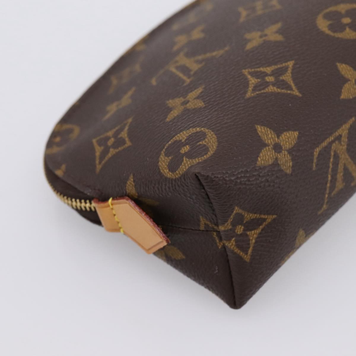 LOUIS VUITTON Monogram Pochette Cosmetic PM Cosmetic Pouch M47515 LV Auth ka6252