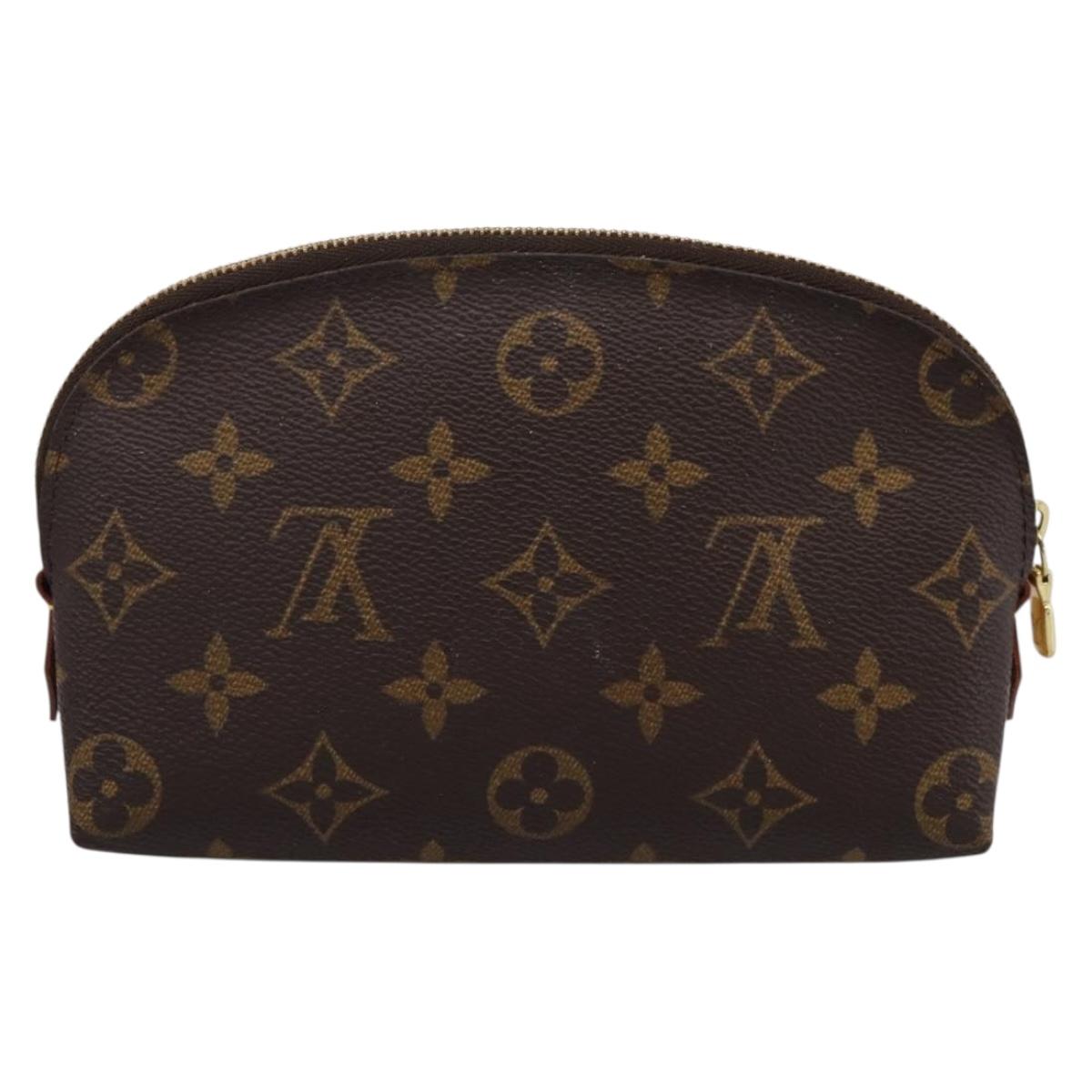 LOUIS VUITTON Monogram Pochette Cosmetic PM Cosmetic Pouch M47515 LV Auth ka6252