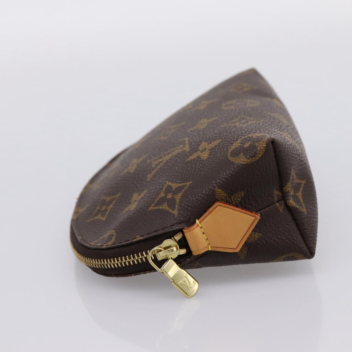 LOUIS VUITTON Monogram Pochette Cosmetic PM Cosmetic Pouch M47515 LV Auth ka6252