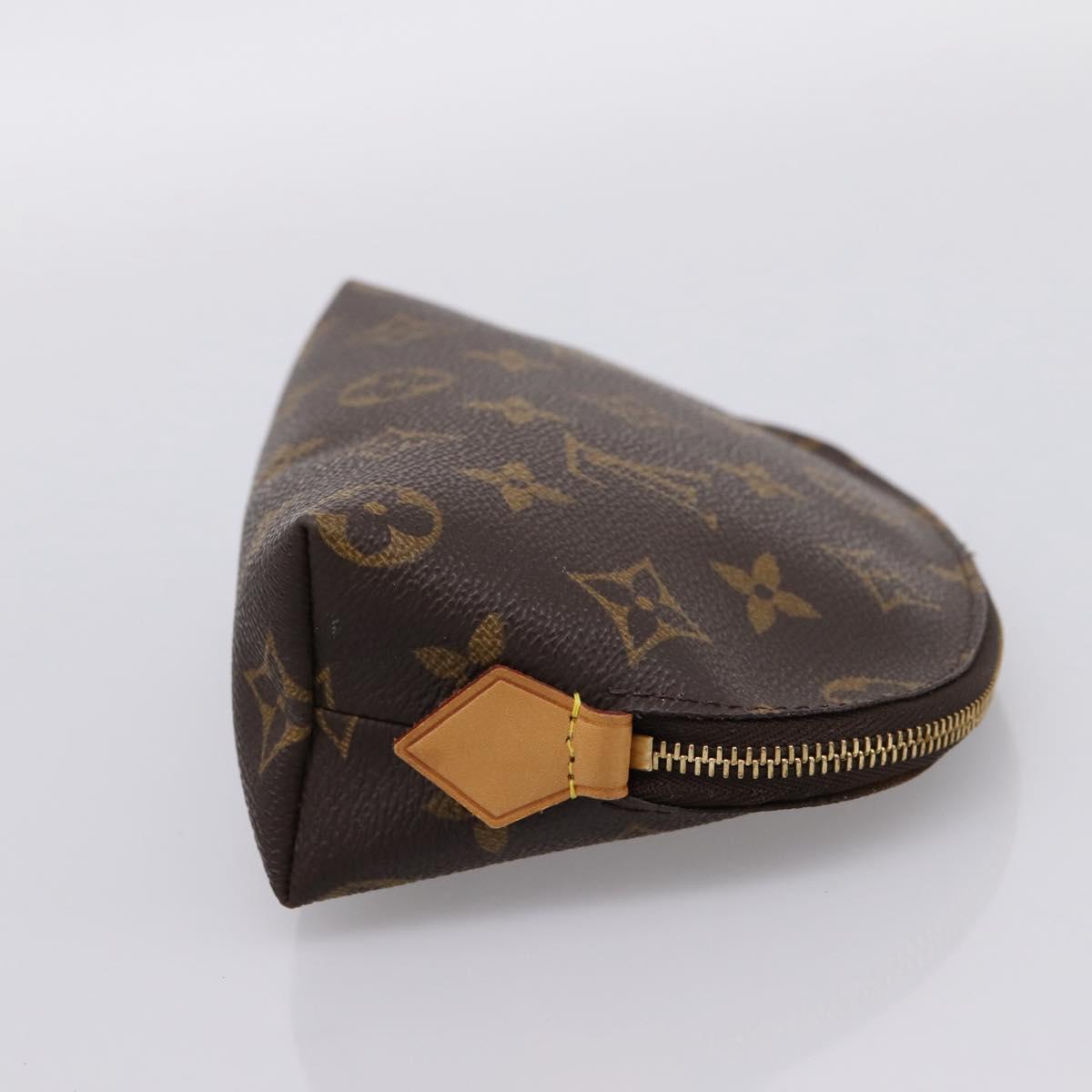 LOUIS VUITTON Monogram Pochette Cosmetic PM Cosmetic Pouch M47515 LV Auth ka6252