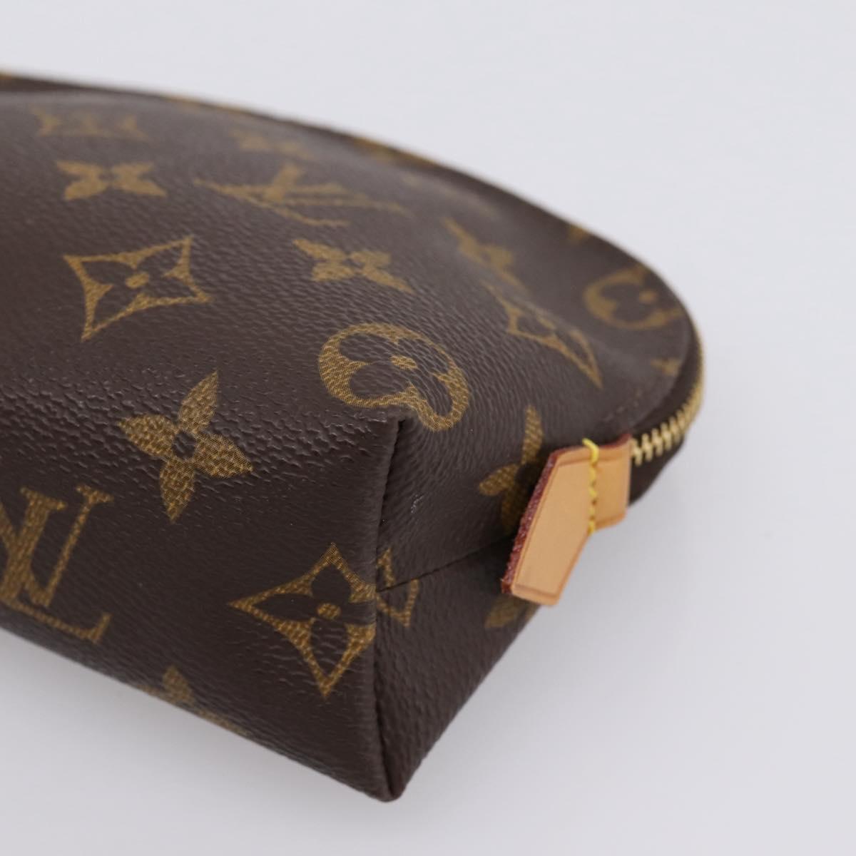 LOUIS VUITTON Monogram Pochette Cosmetic PM Cosmetic Pouch M47515 LV Auth ka6252