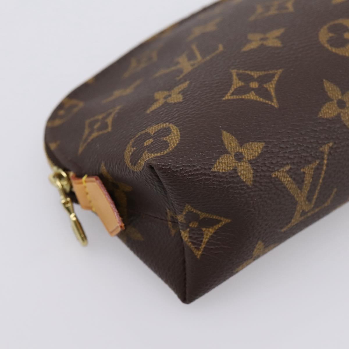 LOUIS VUITTON Monogram Pochette Cosmetic PM Cosmetic Pouch M47515 LV Auth ka6252