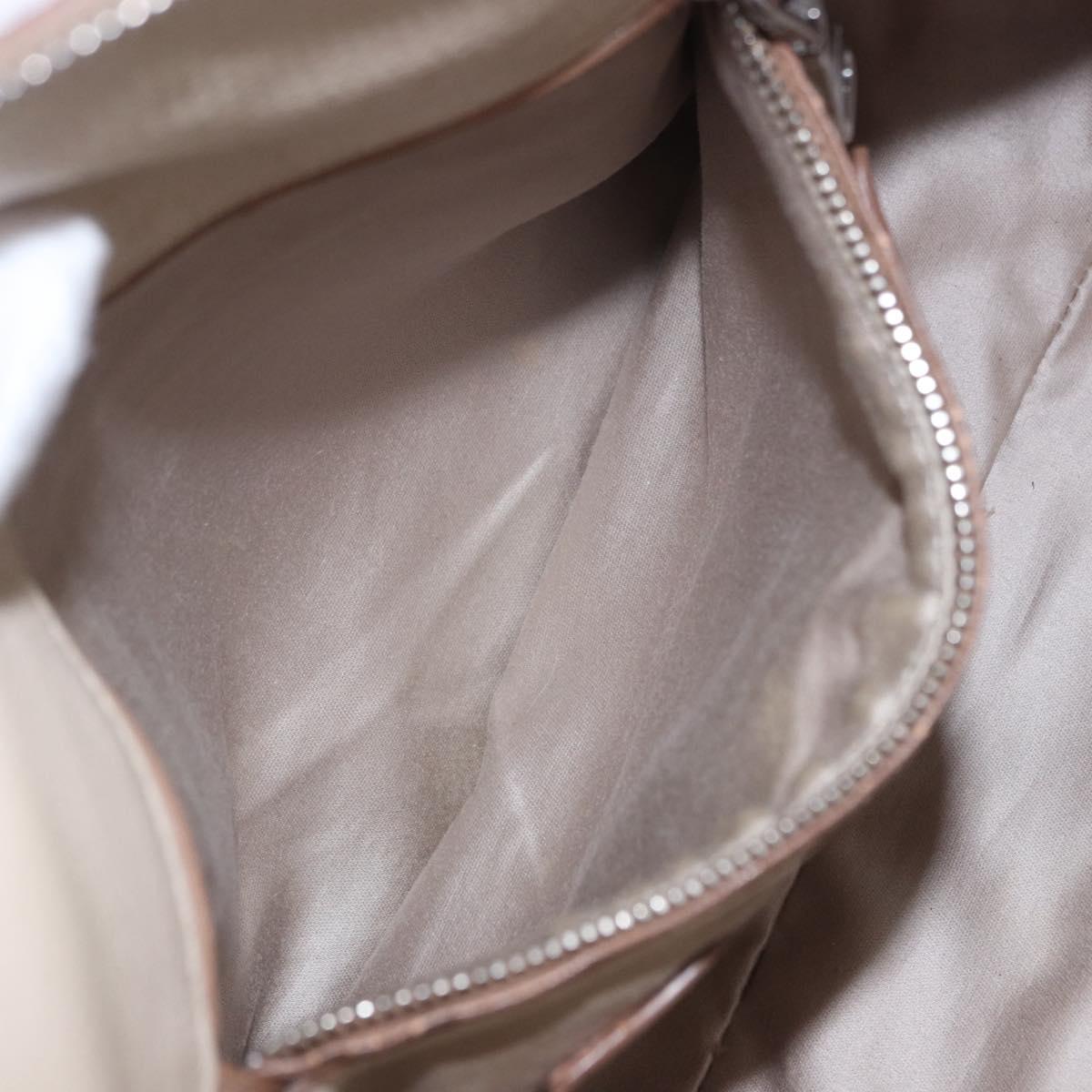 Miu Miu Hand Bag Leather 2way Beige Auth ka6259V