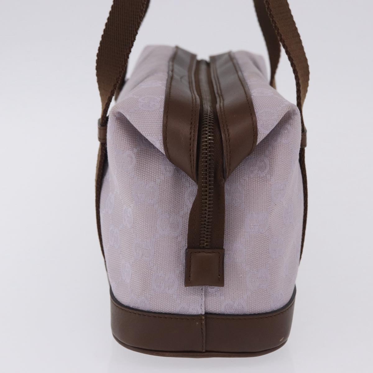 GUCCI GG Canvas Tote Bag Purple Gold Tone 92734 Auth ka6265V